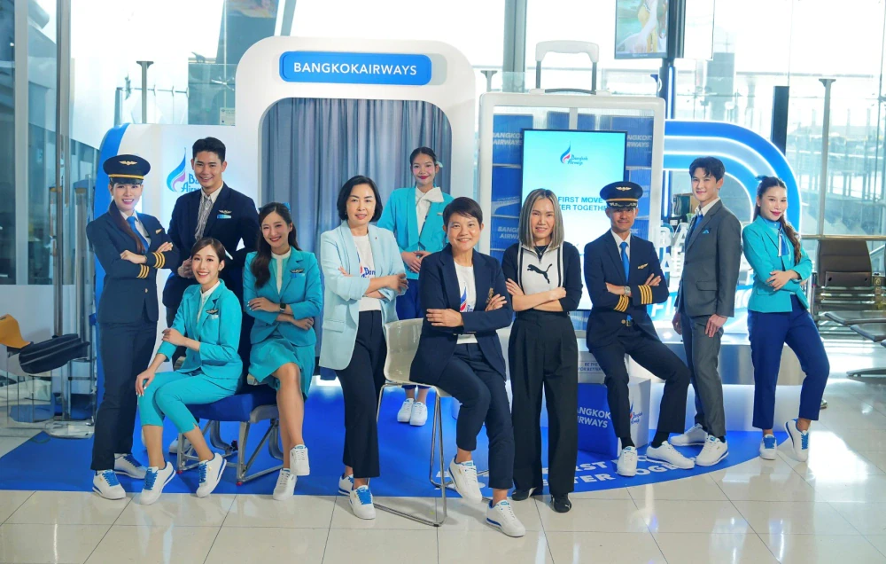 Bangkok Airways Launches Special Sneaker "Bangkok Airways x PUMA" Transforming Frontline Uniforms