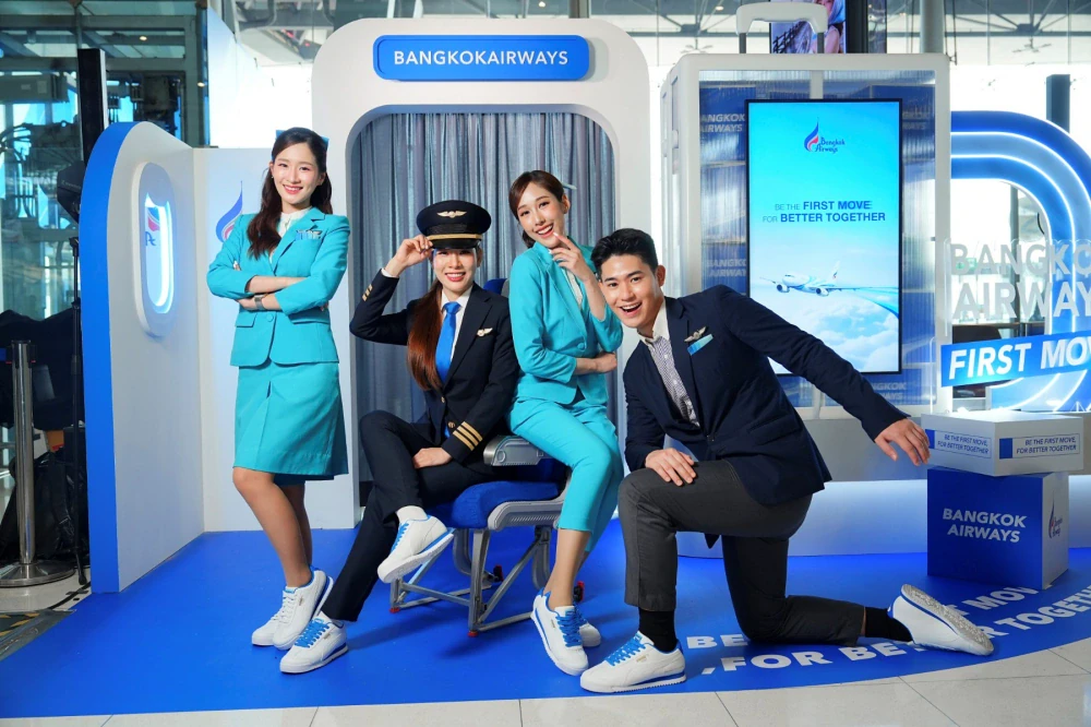บางกอกแอร์เวย์สเปิดตัวรองเท้าผ้าใบคอลเลกชันพิเศษ "Bangkok Airways X PUMA" พลิกโฉมยูนิฟอร์มพนักงานบริการส่วนหน้า