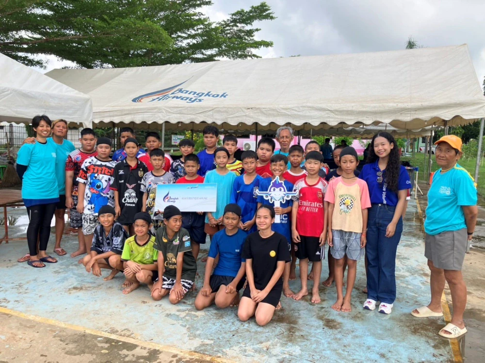 บางกอกแอร์เวย์ส จับมือสมาคมกีฬาทางน้ำฯ ในโครงการ “ลอยน้ำได้ ว่ายน้ำเป็น”