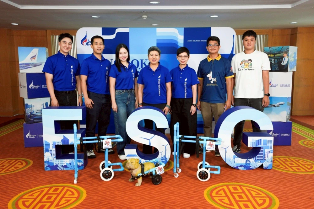 บางกอกแอร์เวย์สเดินหน้าภารกิจเพื่อสังคม จัดโครงการ “DIY ล้อเลื่อน เพื่อเพื่อนสี่ขา”