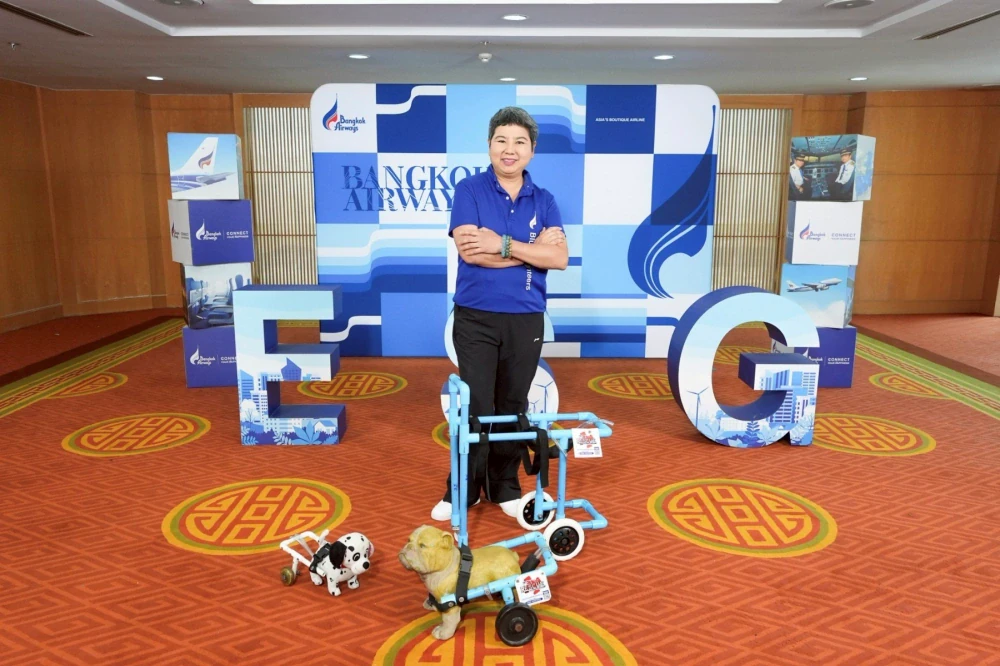 Bangkok Airways Advances Its Social Responsibility Mission with “DIY Wheelchairs for Four-Legged Friends” Project