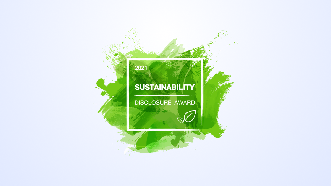 The annual Sustainability Disclosure Award year 2021