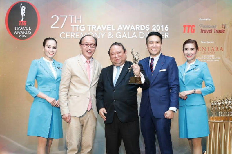 Bangkok Airways Voted Best Regional Airline 2016 by TTG Asia