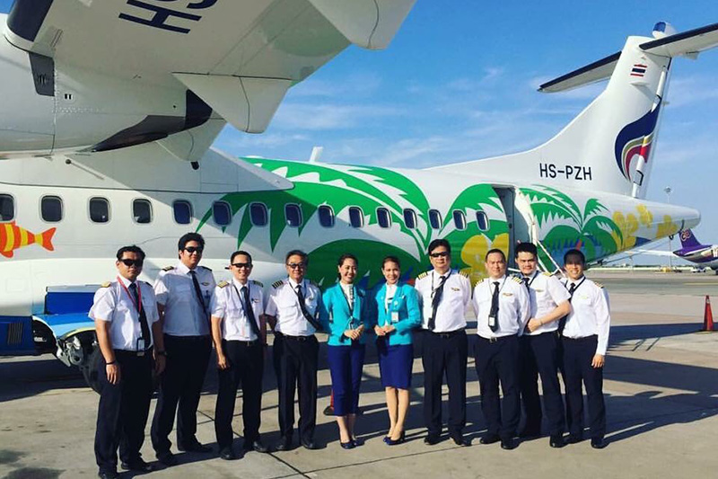 บางกอกแอร์เวย์สรับเครื่องบิน ATR72-600 2 ลำใหม่ล่าสุด