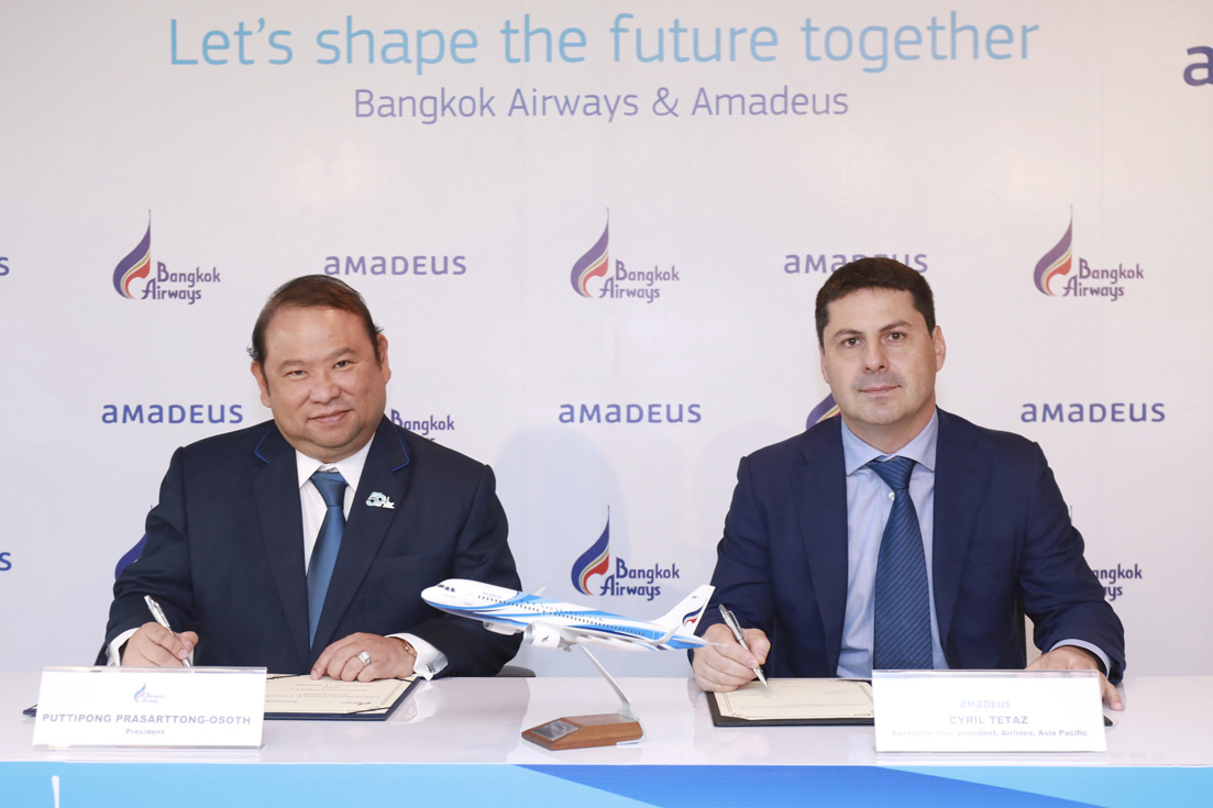 Bangkok Airways Signs Agreement with Amadeus