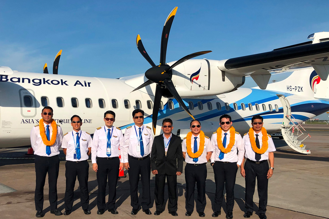 Bangkok Airways welcomes its latest ATR 72-600 aircraft