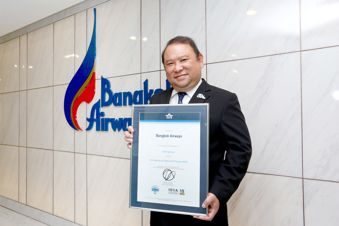 Bangkok Airways IOSA Registration renewed