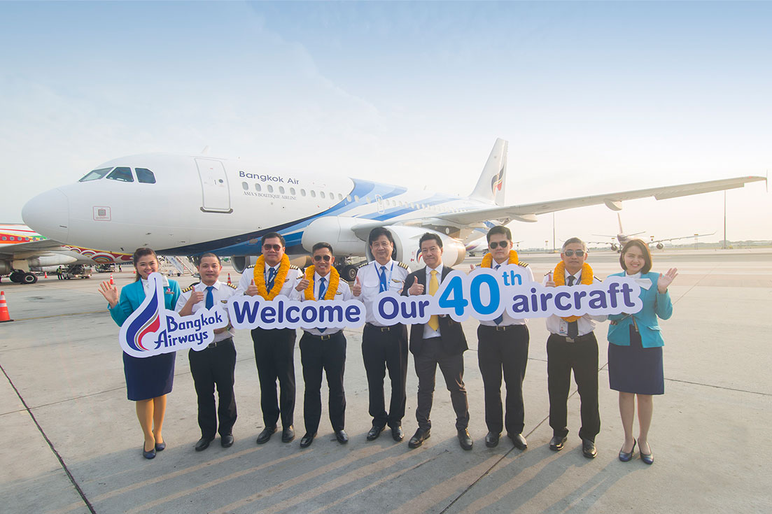 Bangkok Airways welcomes 40th aircraft to its fleet