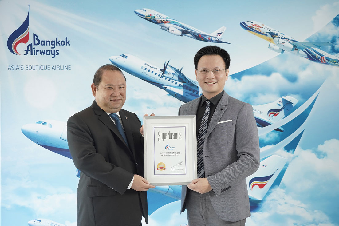 Bangkok Airways Awarded Superbrands Thailand 2018